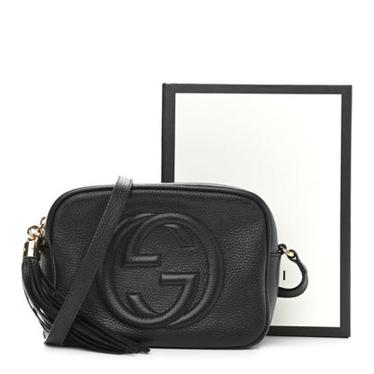 Gucci Pebbled Calfskin Small Soho Disco Bag Black 14 of 14