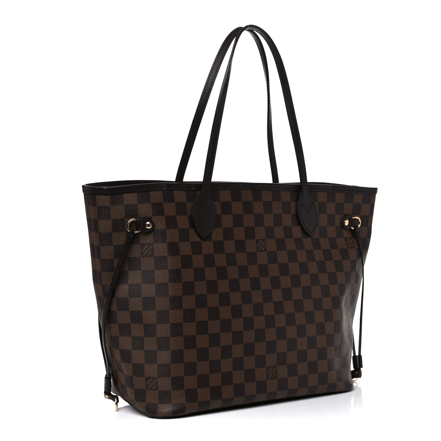 Louis Vuitton Damier Ebene Neo Neverfull MM Rose Ballerine 3 of 17