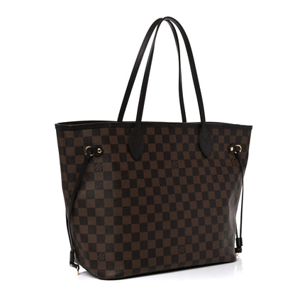 Louis Vuitton Damier Ebene Neo Neverfull MM Rose Ballerine 3 of 17