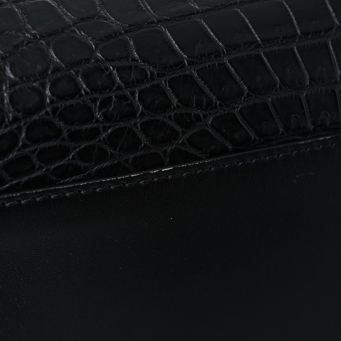 Ostrich Crocodile Monogram Eclipse Grand Sac