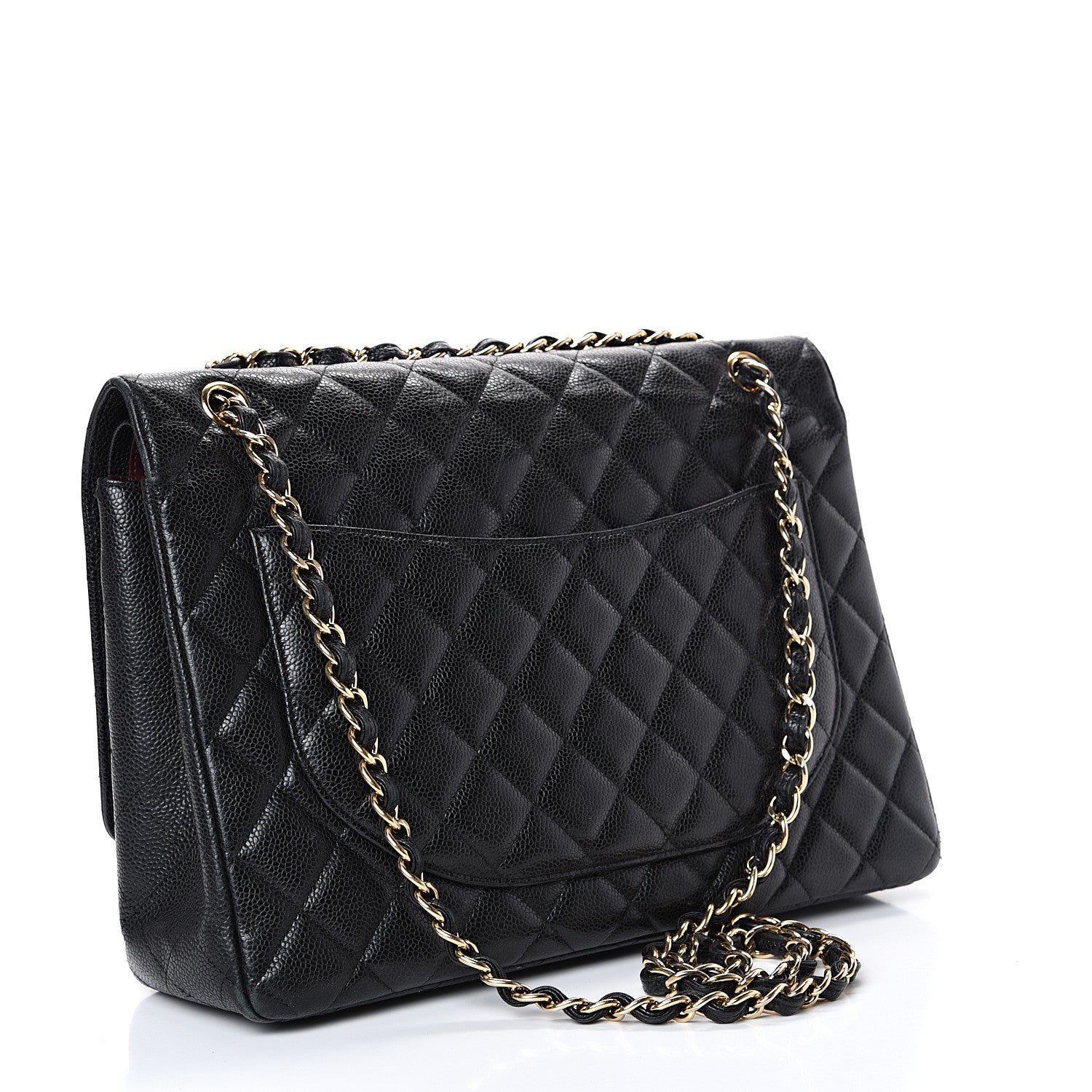Chanel Caviar Quilted Maxi Double Flap Black 2 of 19