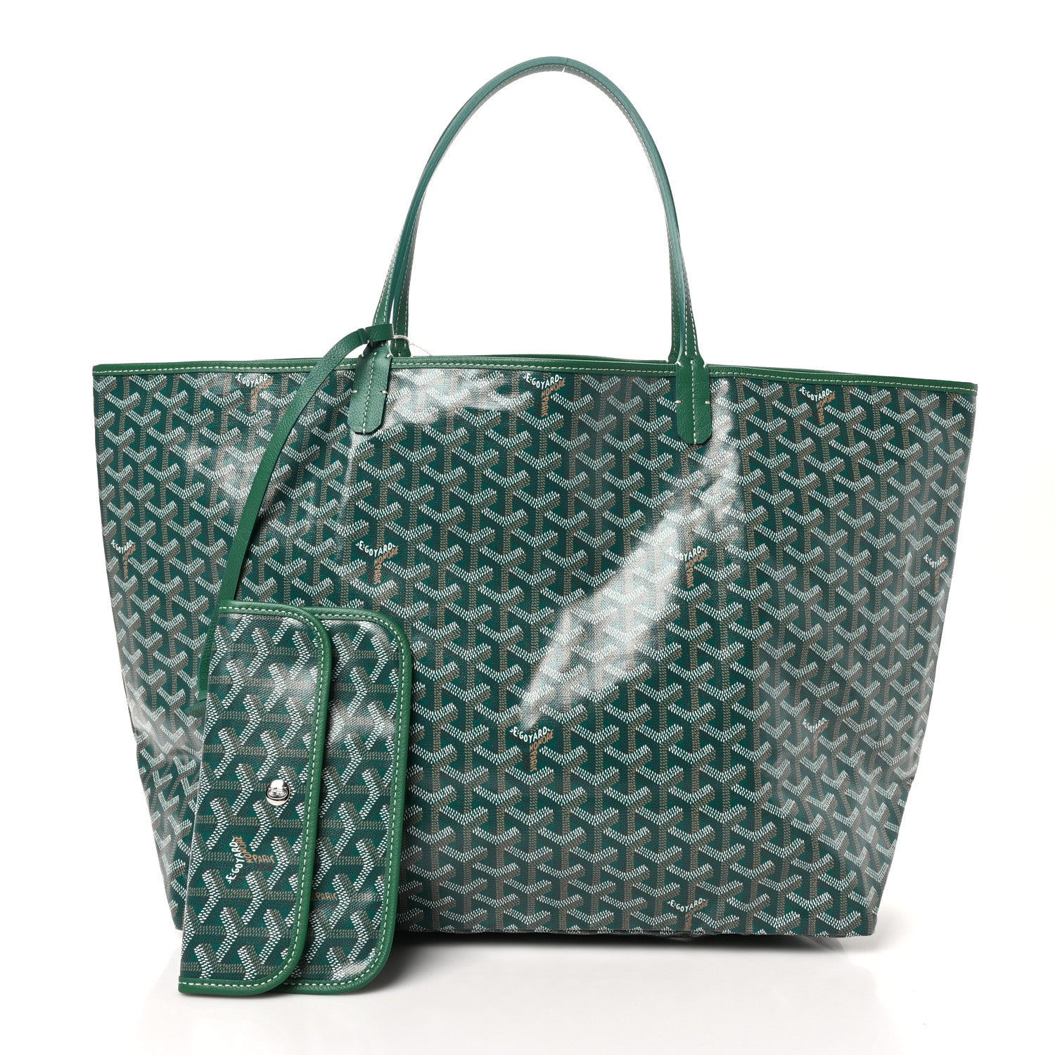 Goyard Goyardine Saint Louis GM Green 3 of 11