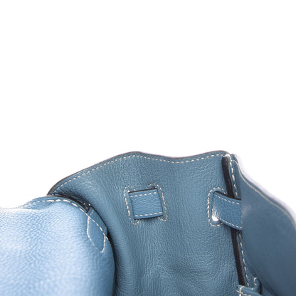 Hermes Togo Kelly Retourne 35 Blue Jean 18 of 41