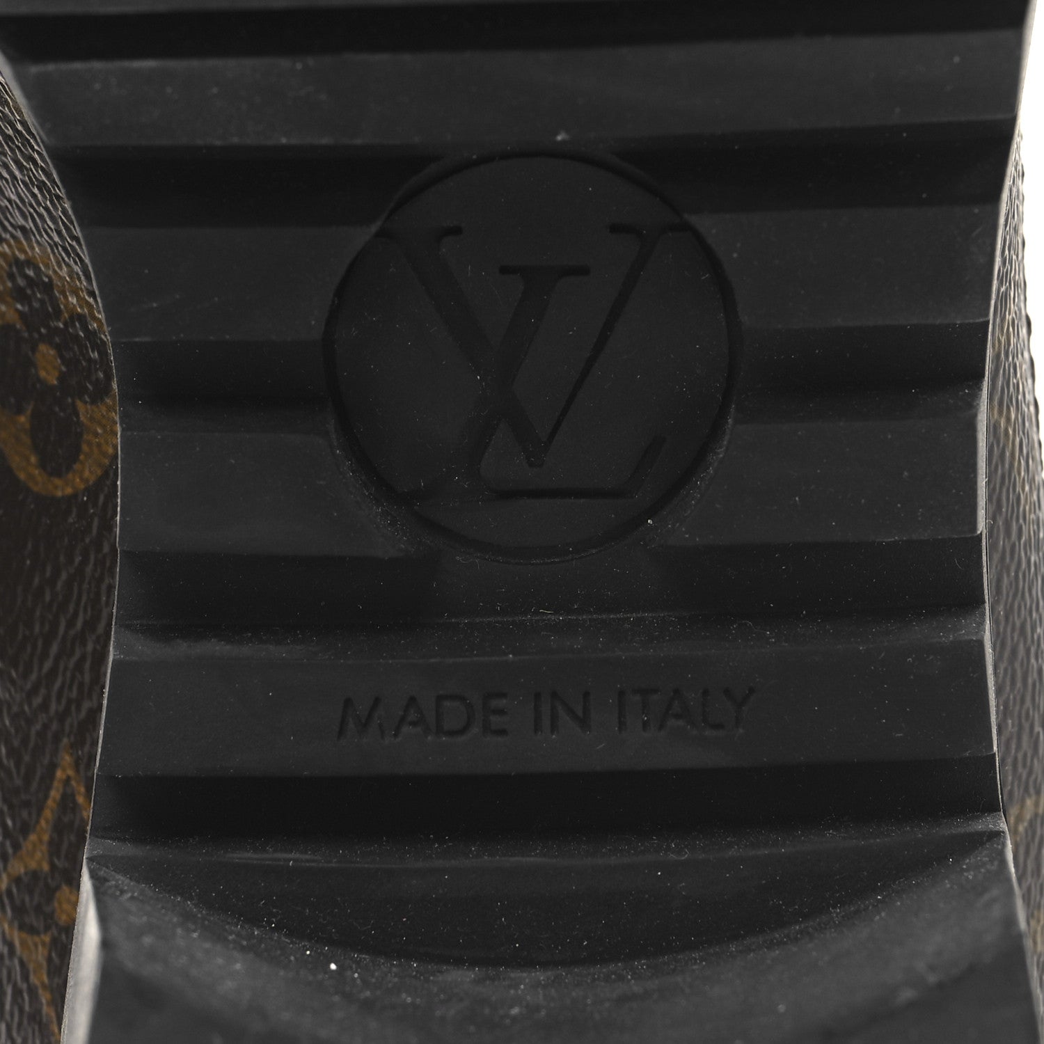 Louis Vuitton Suede Calfskin Monogram Laureate Platform Desert Boots 42 Black 7 of 8