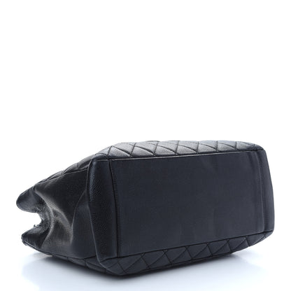 Chanel Caviar Quilted Grand Shopping Tote GST Black 4 of 12