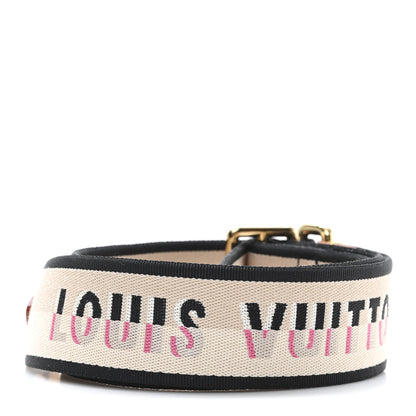 Louis Vuitton Jacquard Speedy Bandouliere 20 Shoulder Strap Black 2 of 4