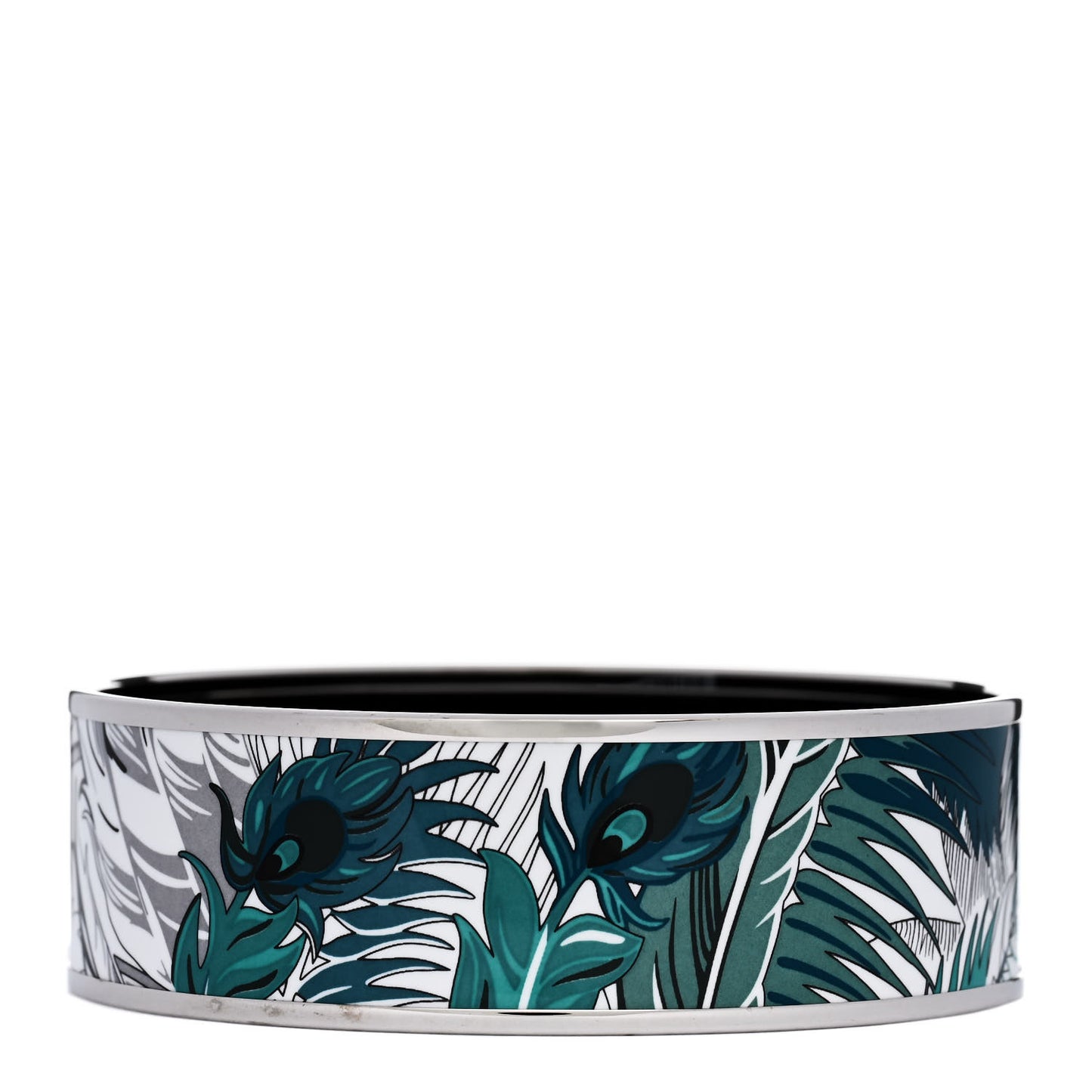 Enamel Printed Wide Mythique Phoenix Bracelet 70 Pierres Et Cactus