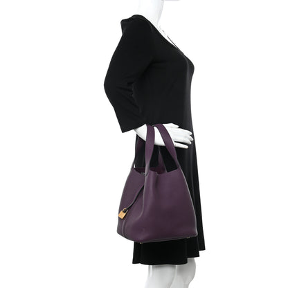 Hermes Taurillon Clemence Picotin Lock 22 MM Anemone 2 of 11