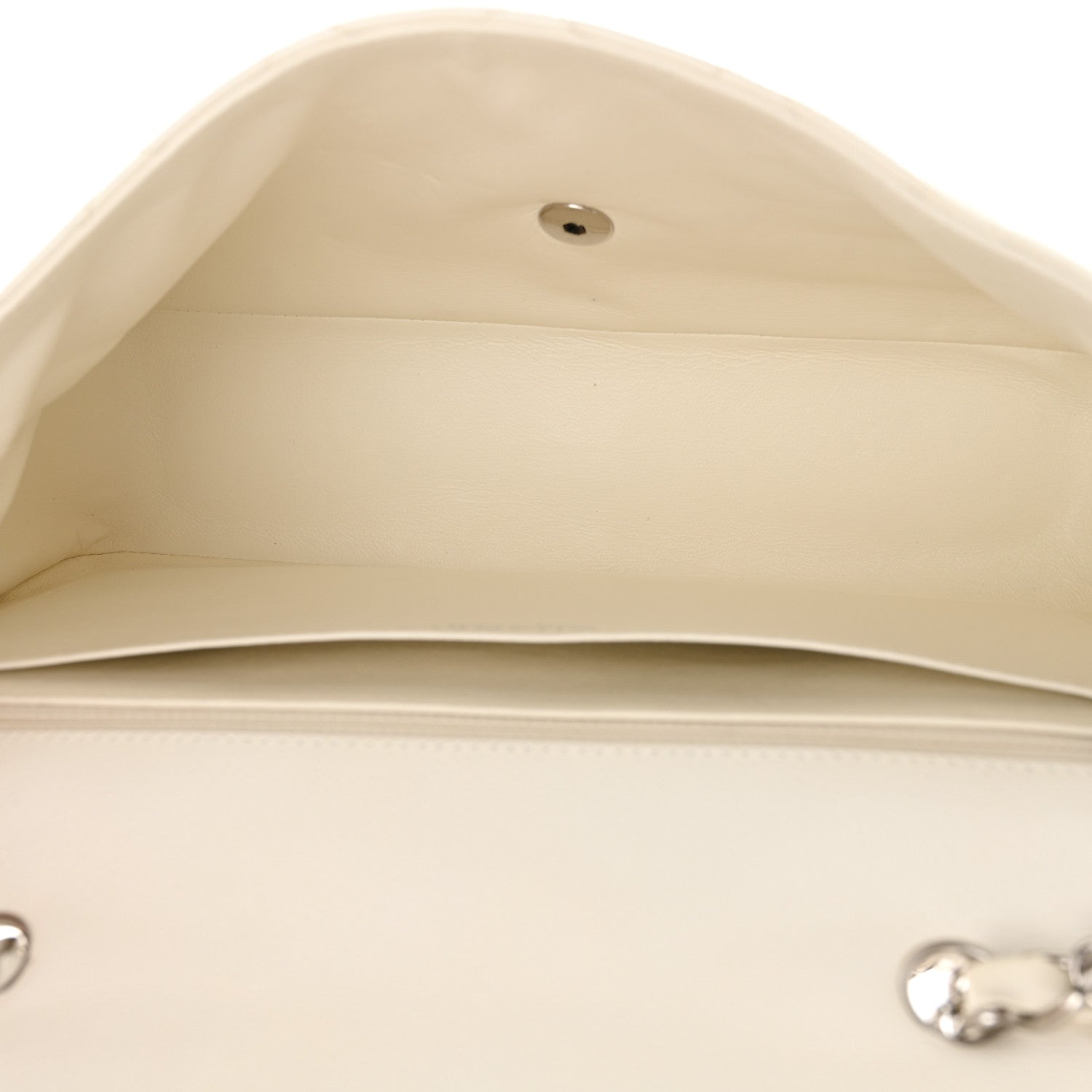 Chanel Caviar Quilted Jumbo Single Flap White 5 of 14