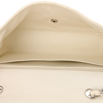 Chanel Caviar Quilted Jumbo Single Flap White 5 of 14