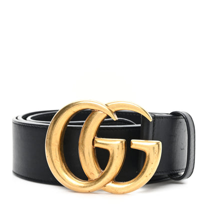 Gucci Calfskin Double G 40mm Belt 90 36 Black 1 of 4