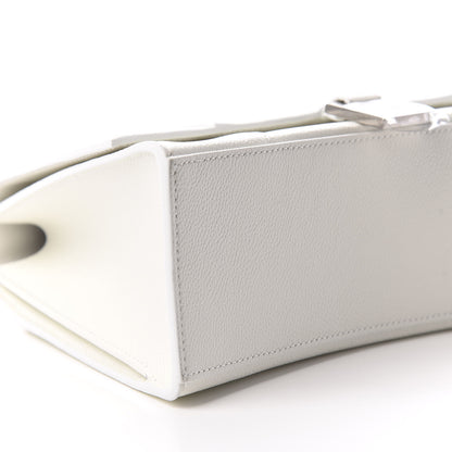 Balenciaga Grained Calfskin Medium Hourglass Top Handle Bag White 5 of 9