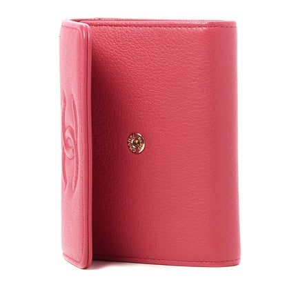 Chanel Calfskin Timeless CC Card Holder Wallet Pink 6 of 9