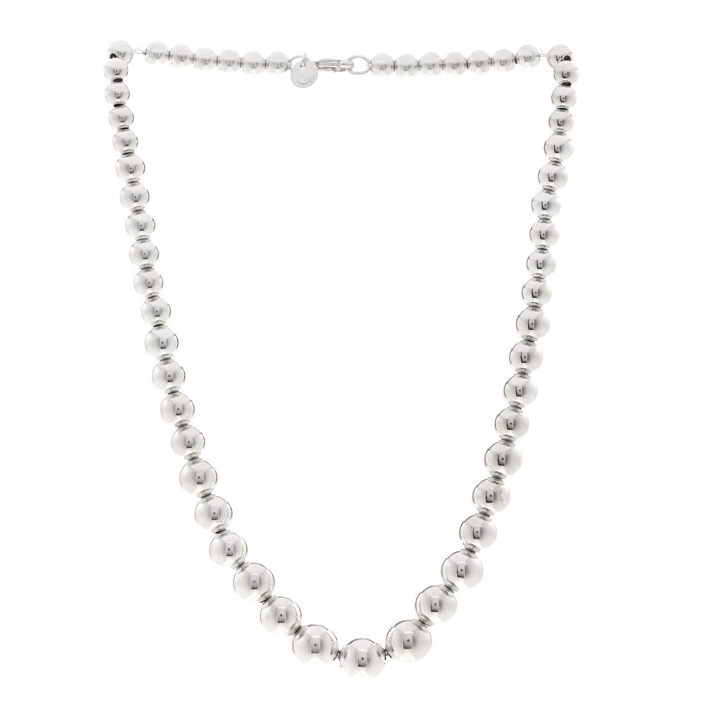 Sterling Silver Hardwear Graduated Ball Necklace
