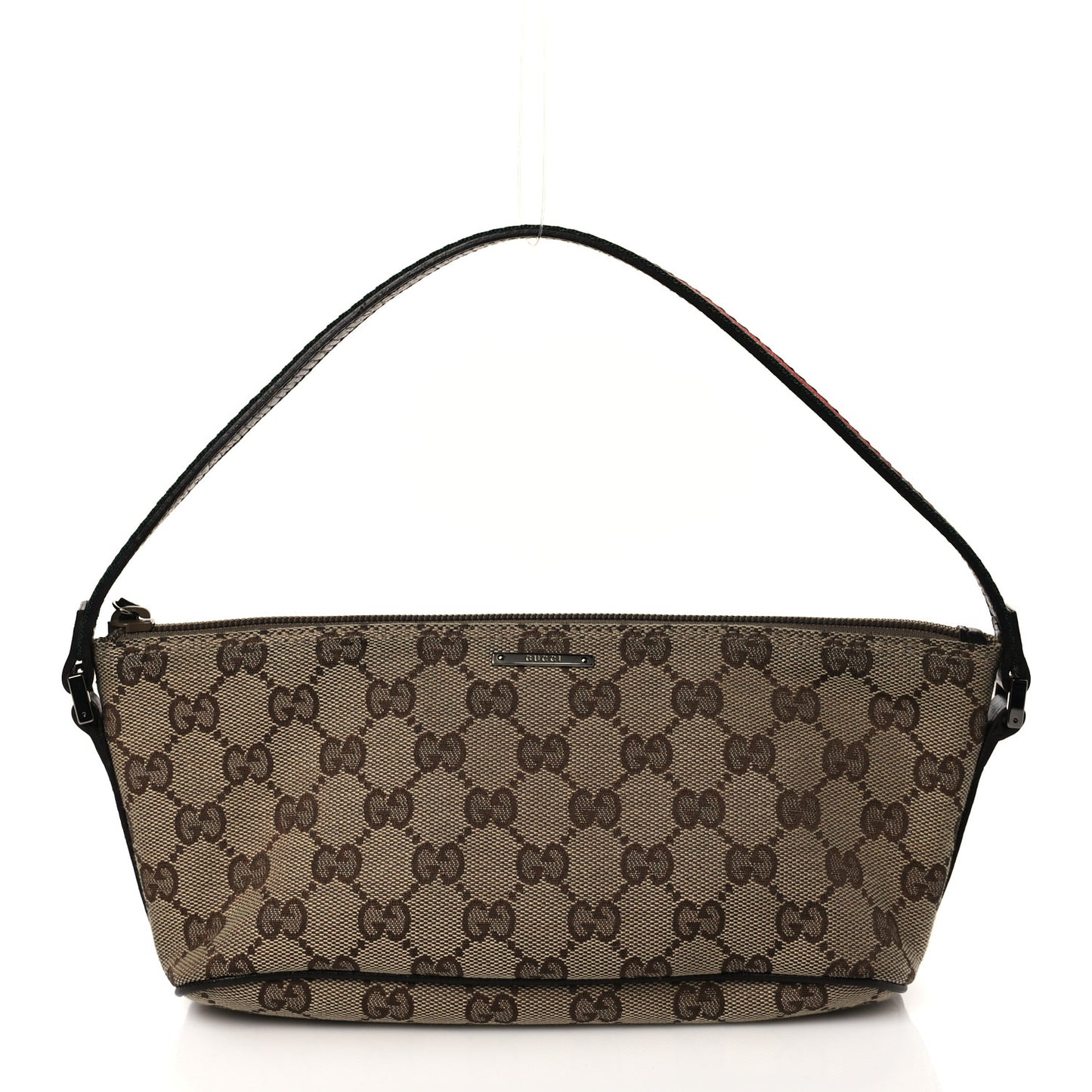 Monogram Web Boat Pochette Brown