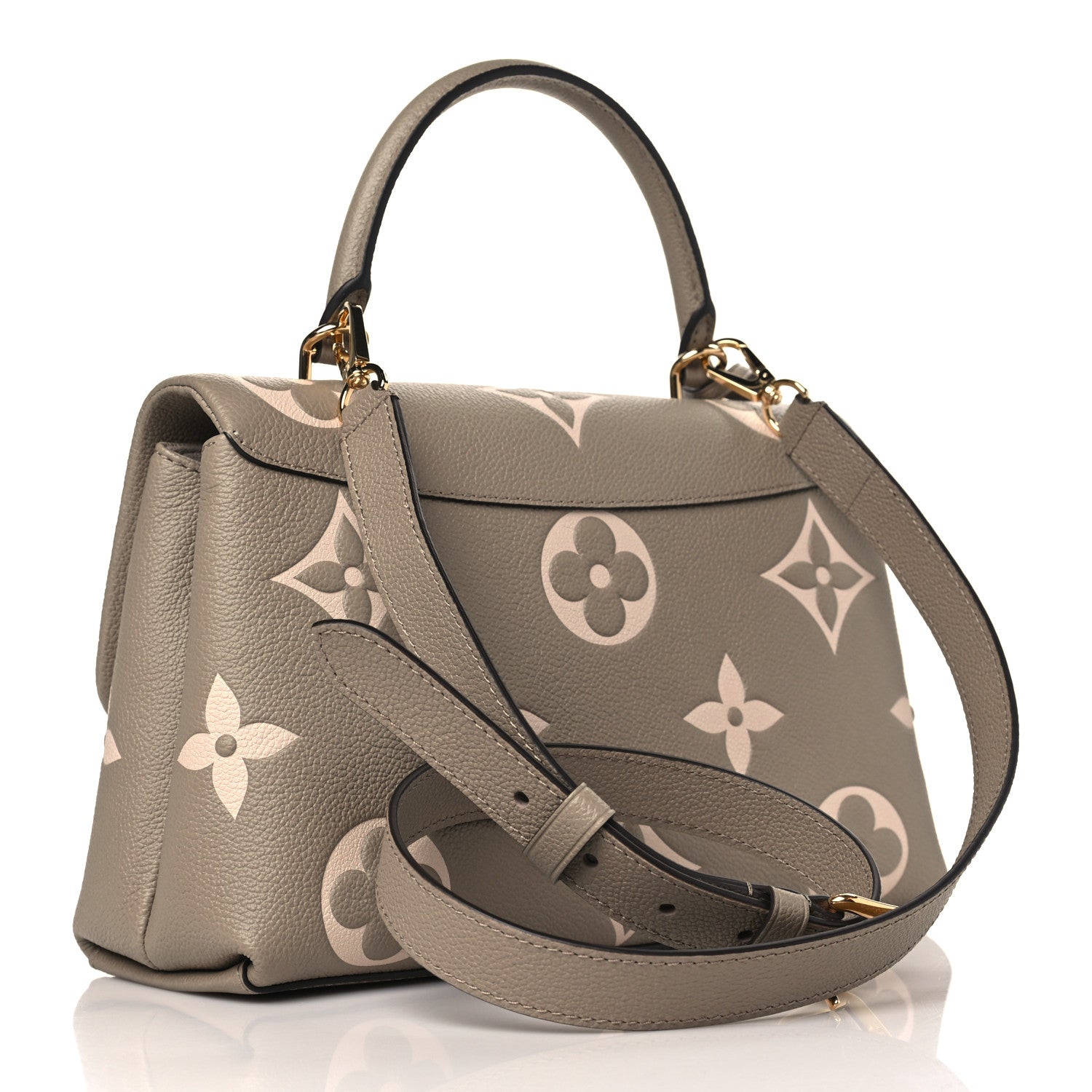 Louis Vuitton Empreinte Monogram Giant Madeleine MM Dove Grey Beige 3 of 8
