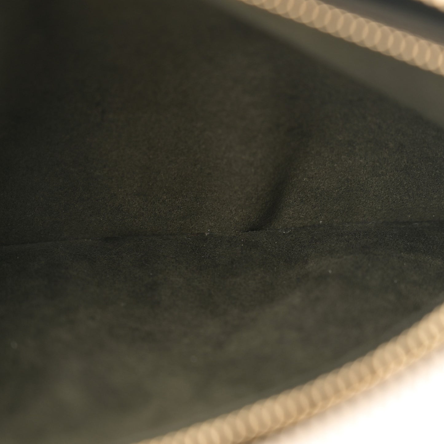 Lambskin Embossed Monogram Coussin BB White