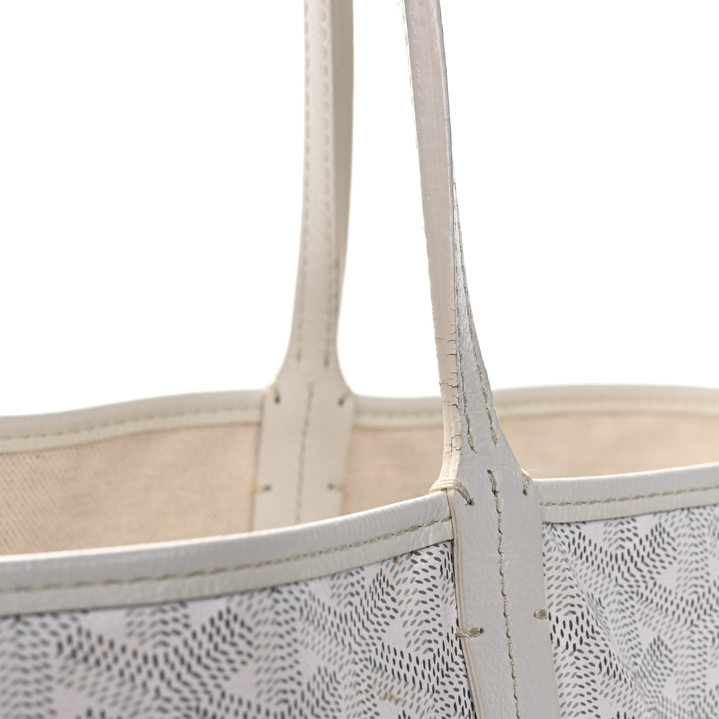 Goyardine Saint Louis PM White