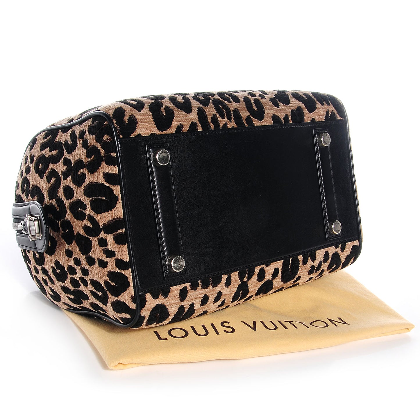 Jacquard Velvet Leopard Print Stephen Sprouse Speedy