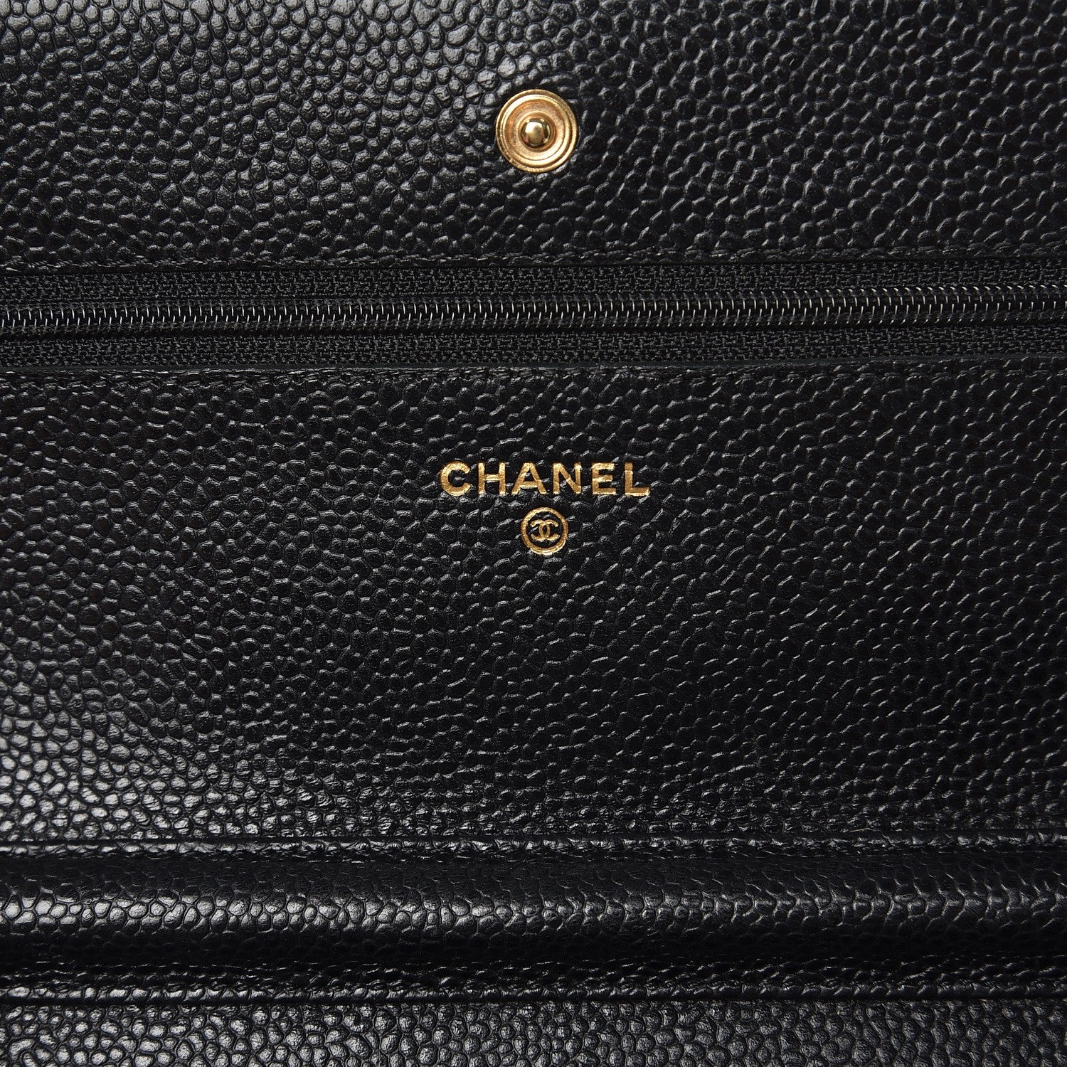 Chanel Caviar Quilted Wallet On Chain WOC Black 6 of 12