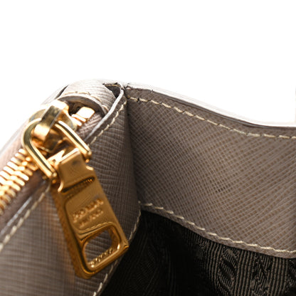 Prada Saffiano Medium Galleria Double Zip Tote Argilla 15 of 15