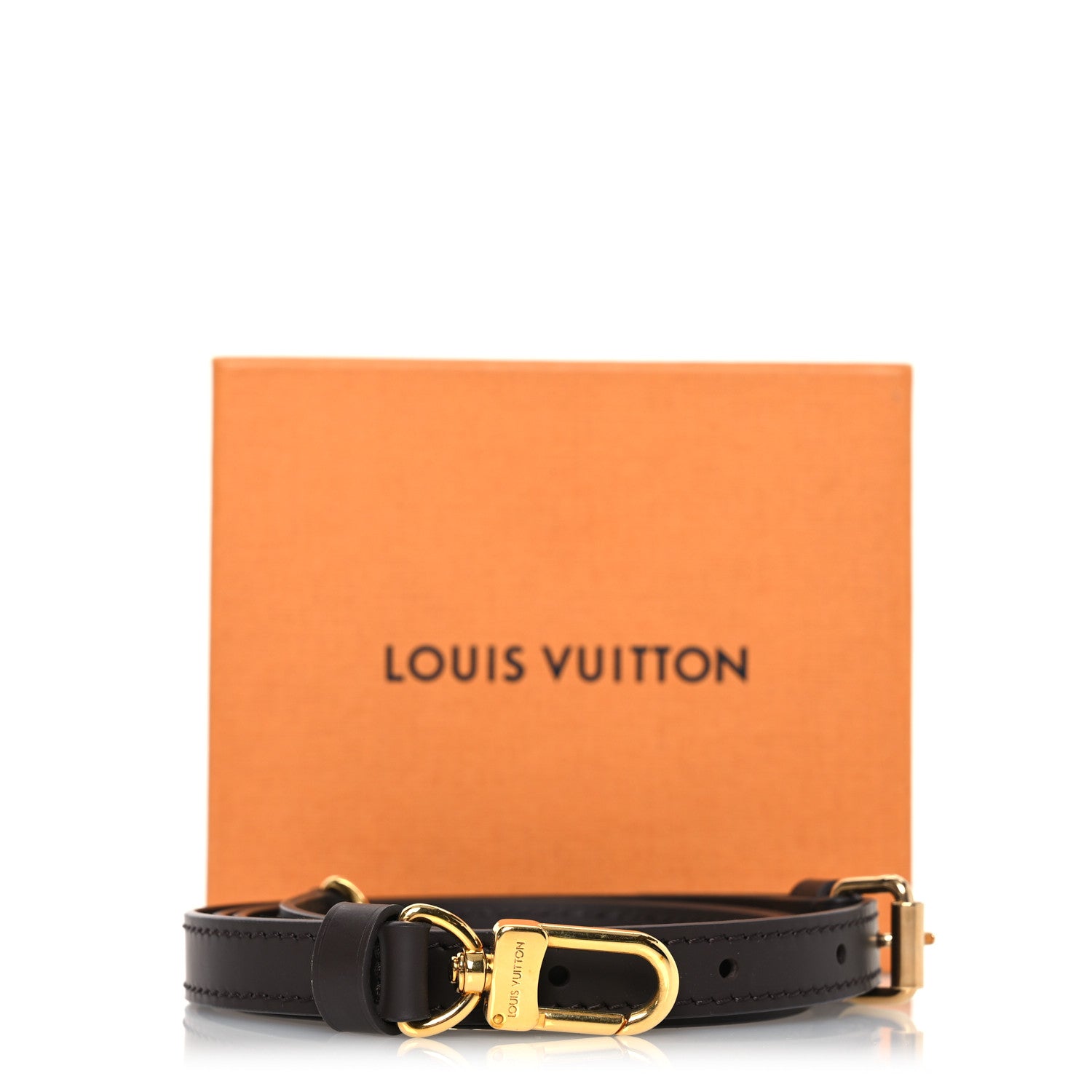 Louis Vuitton Calfskin 16mm Adjustable Shoulder Strap Ebene 5 of 5