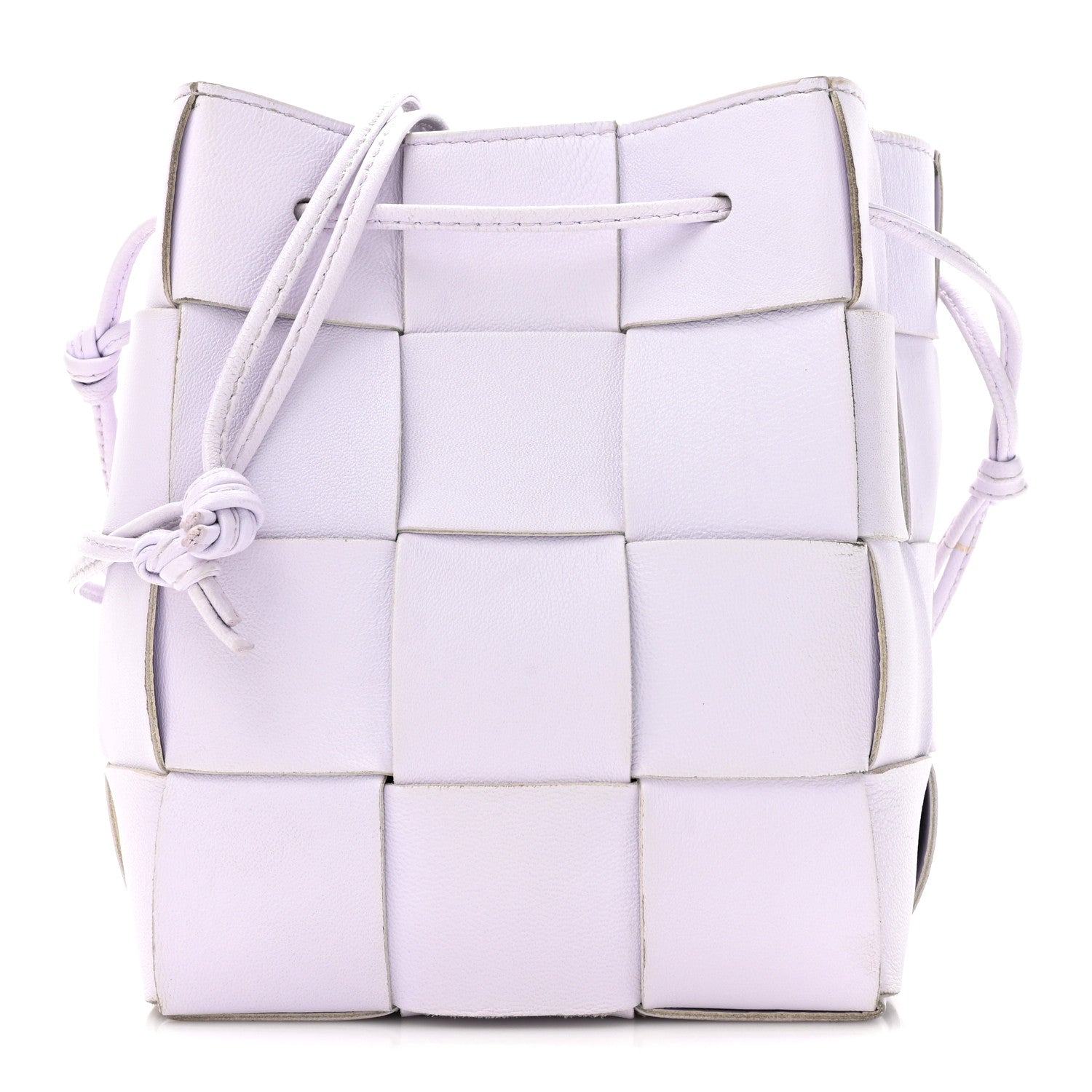 Washed Mirth Bottega Veneta Calfskin Intreccio Small Cassette Bucket Bag Mirth ...
