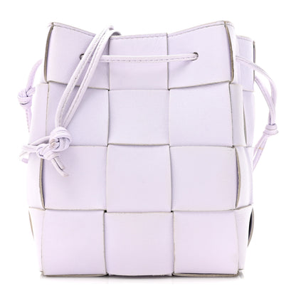 Bottega Veneta Calfskin Intreccio Small Cassette Bucket Bag Mirth Washed 1 of 9