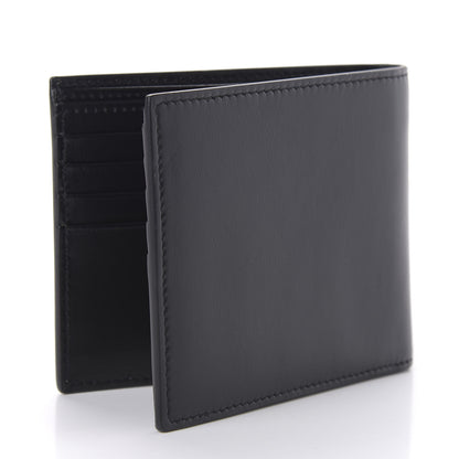 Saint Laurent Calfskin Smoking Forever Patch Bifold Wallet Black 3 of 8