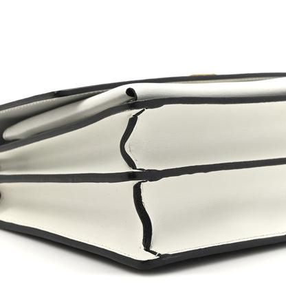 Saint Laurent Calfskin Bi-Color Medium Monogram Sunset Black Pearl White 10 of 13