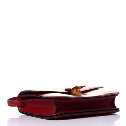 Celine Box Calfskin Medium Classic Box Flap Bag Red 3 of 11