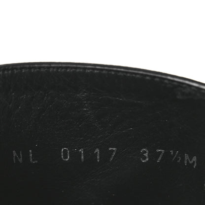 Louis Vuitton Calfskin Wonderland Ranger Boots 37.5 Black 10 of 11