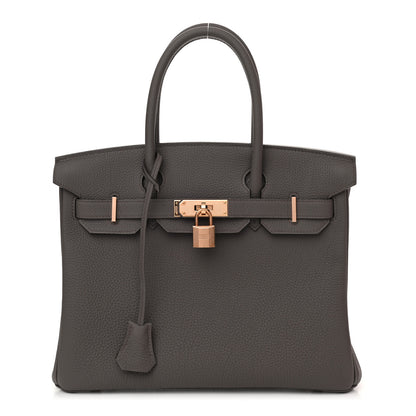 Hermes Togo Birkin 30 Etain 1 of 11