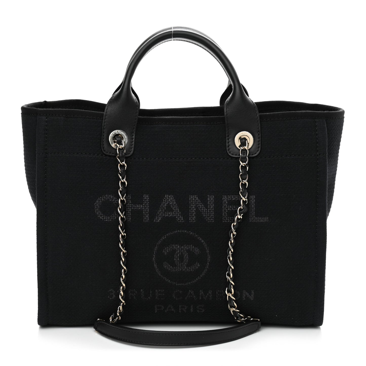 Mixed Fibers Small Deauville Tote Black