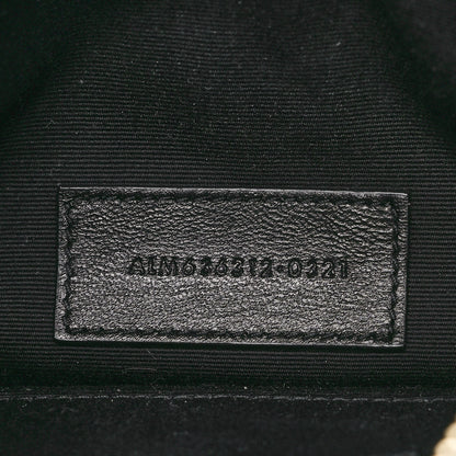 Saint Laurent Grain De Poudre Chevron Monogram Bill Pouch Crema Soft 7 of 7