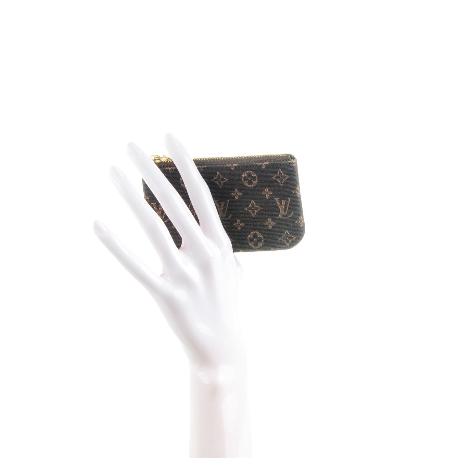 Louis Vuitton Mini Lin Key Pouch Ebene 2 of 7