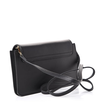 Chloe Smooth Calfskin Drew Bijou Clutch Black 2 of 10