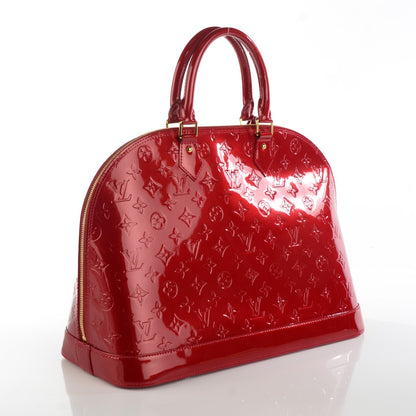 Louis Vuitton Vernis Alma GM Pomme D'Amour 3 of 7