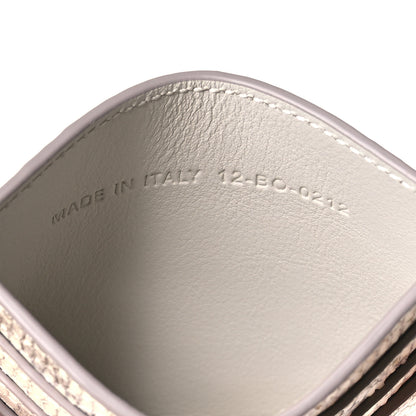 Christian Dior Snakeskin Dior Card Holder Beige Multicolor 6 of 8