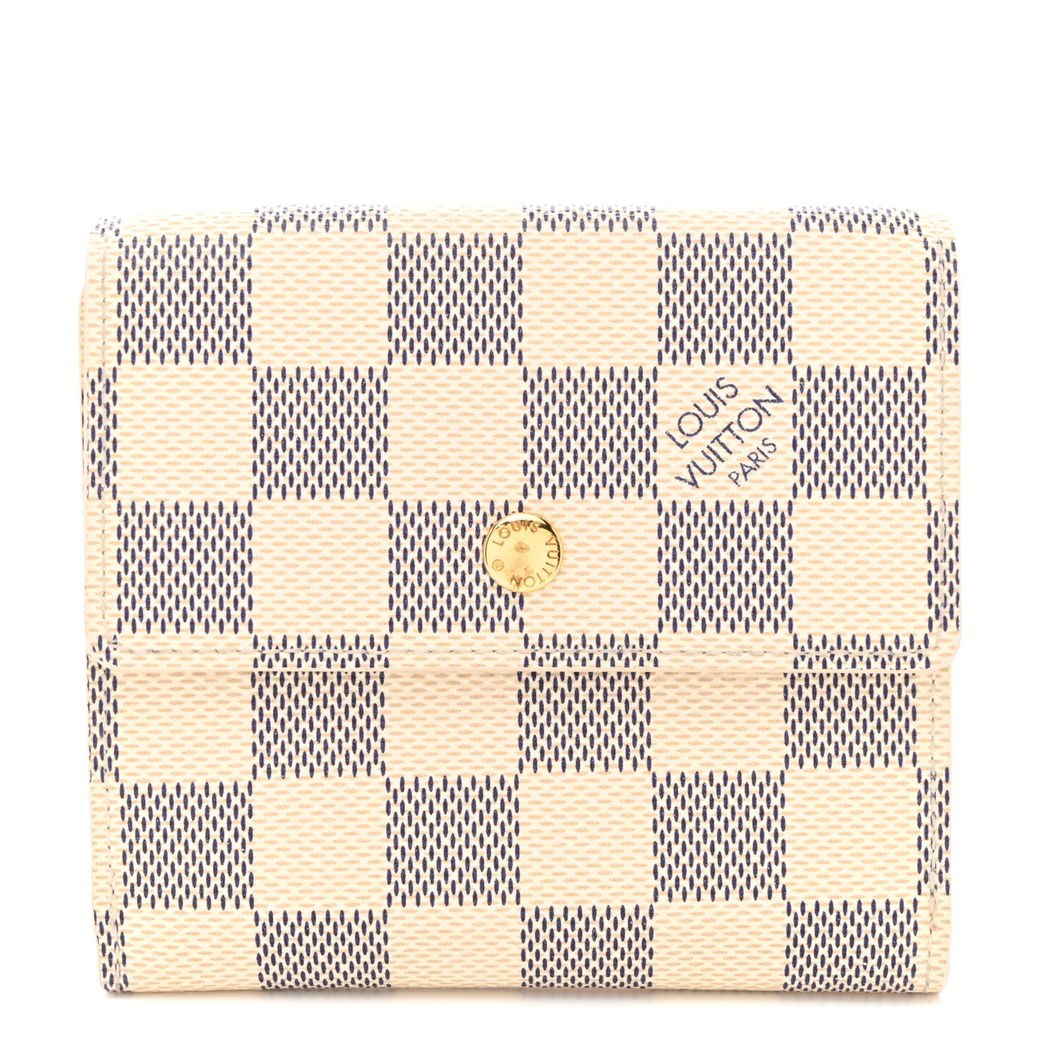 Louis Vuitton Damier Azur Elise Wallet 1 of 8