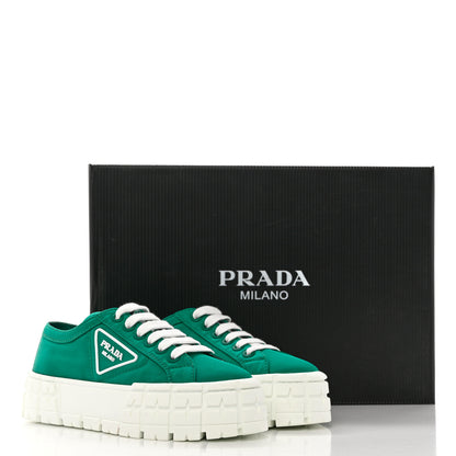 Prada Re-Nylon Gabardine Triangle Logo Double Wheel 50mm Sneakers 37.5 Assenzio 10 of 10
