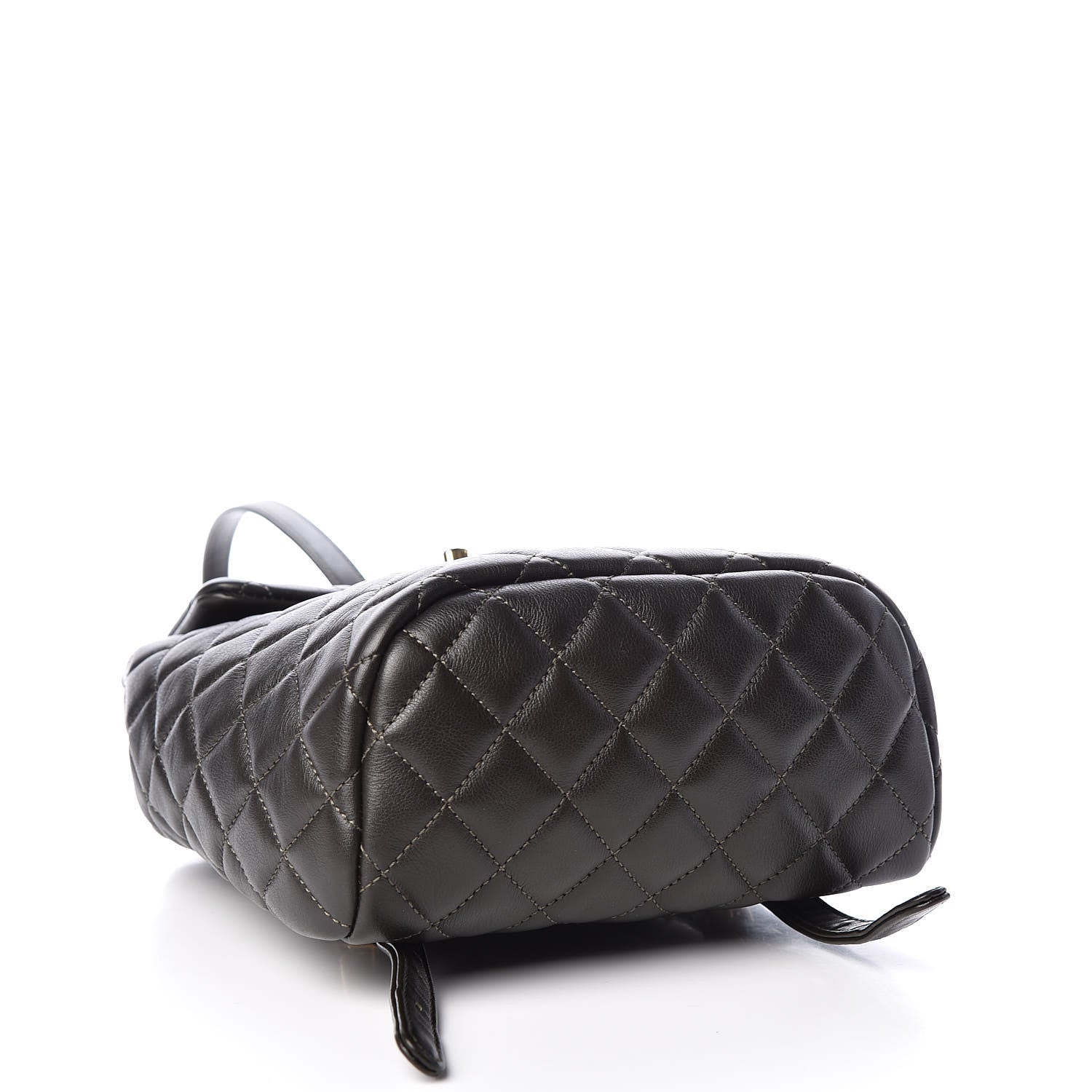 Chanel Calfskin Quilted Mini Urban Spirit Backpack Dark Brown 4 of 10