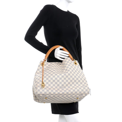 Louis Vuitton Damier Azur Artsy MM 2 of 10
