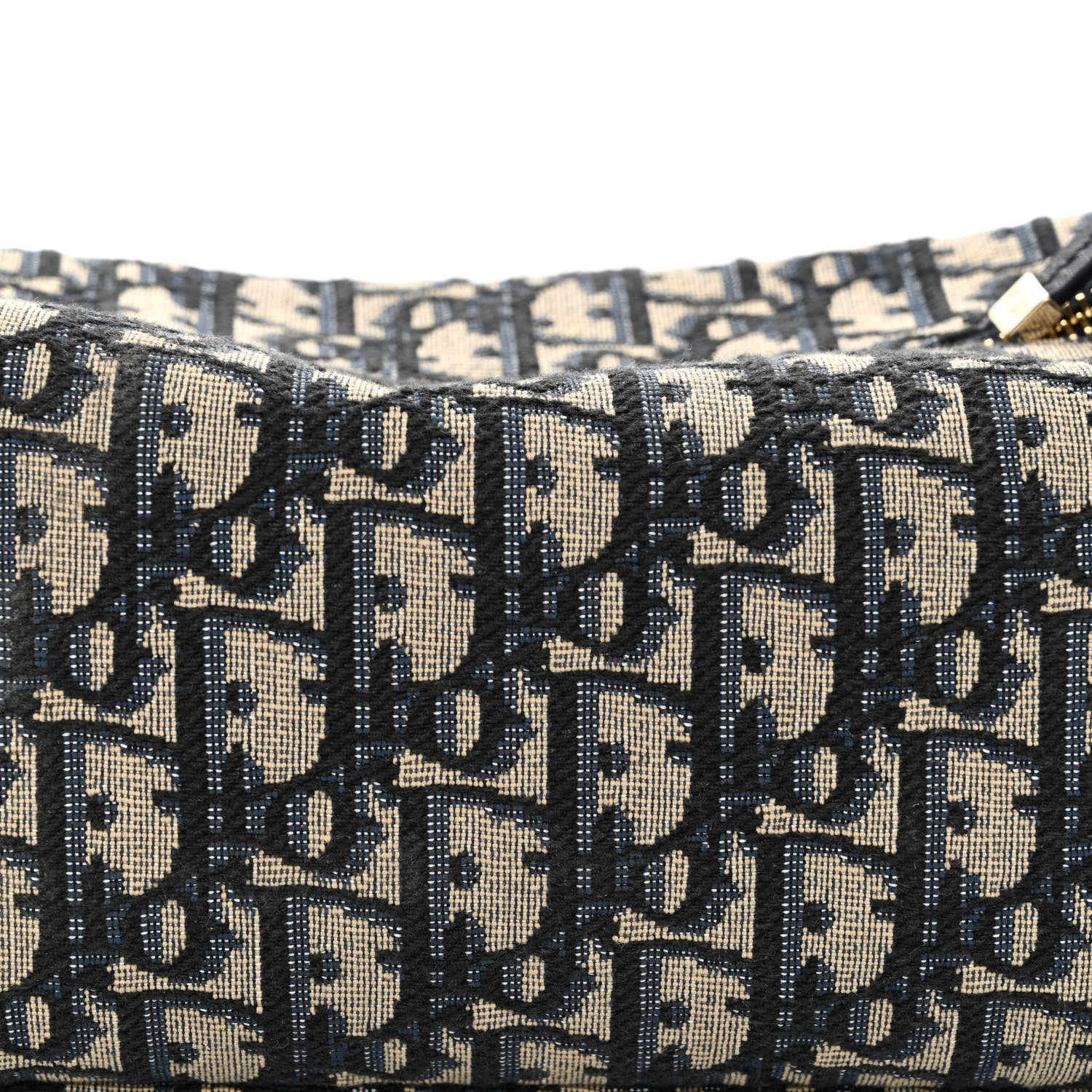 Christian Dior Oblique Medium Diortravel Nomad Pouch Blue 8 of 10