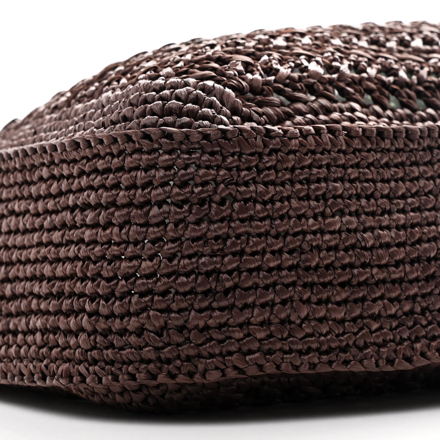 Raffia Crochet Woven Hobo Cacao Naturale