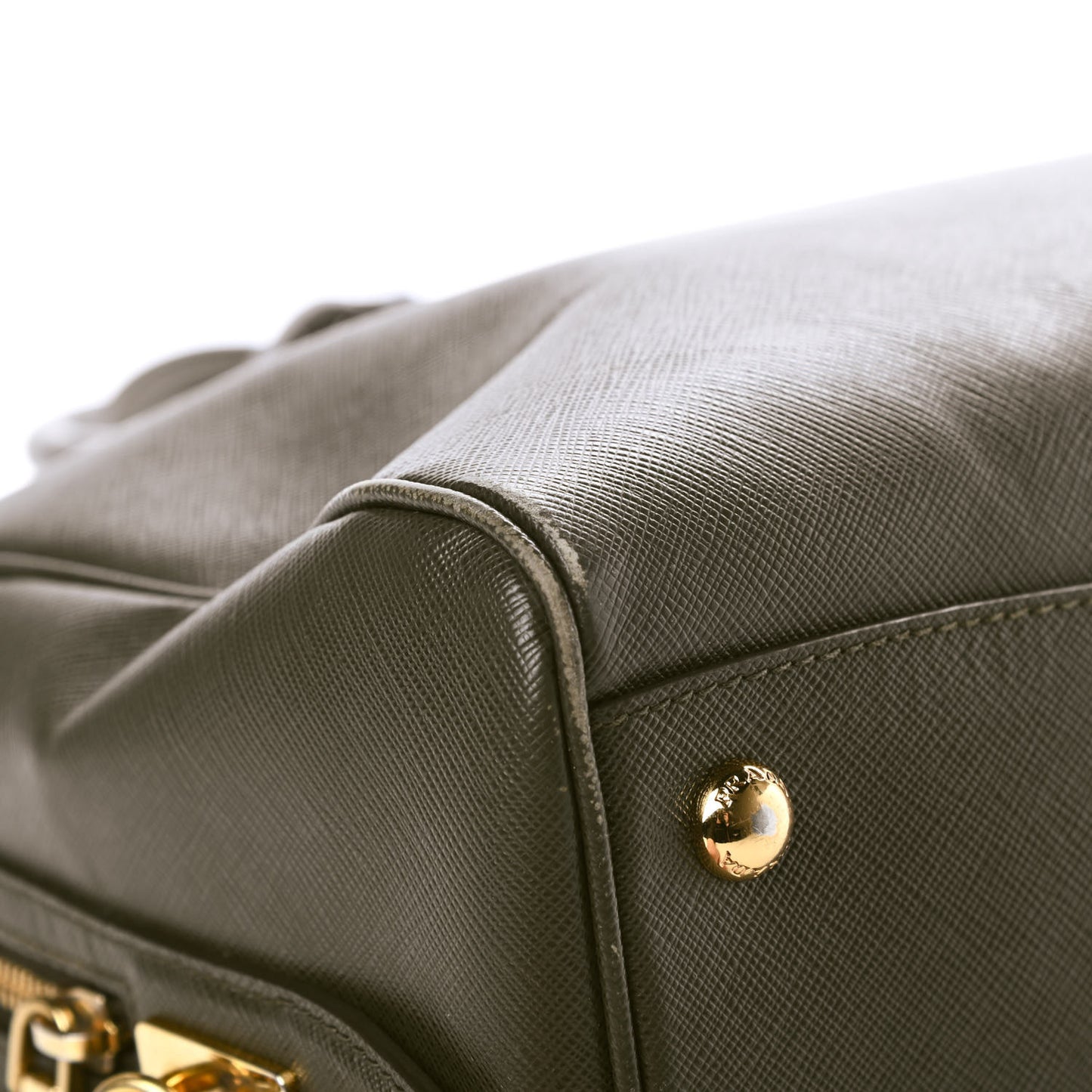 Saffiano Lux Bowler Militare
