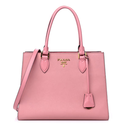 Prada Saffiano Soft Calfskin Tote Pesco 1 of 10