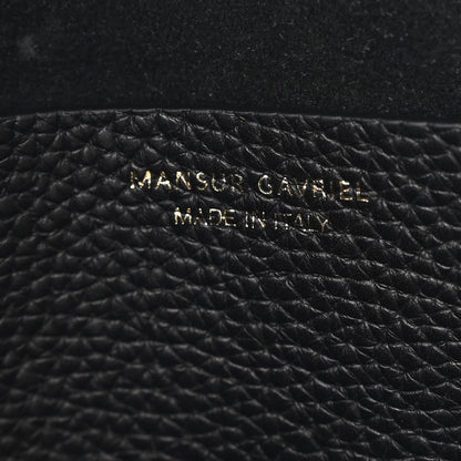 Mansur Gavriel Pebbled Calfskin Everyday Zip Tote Black 6 of 9