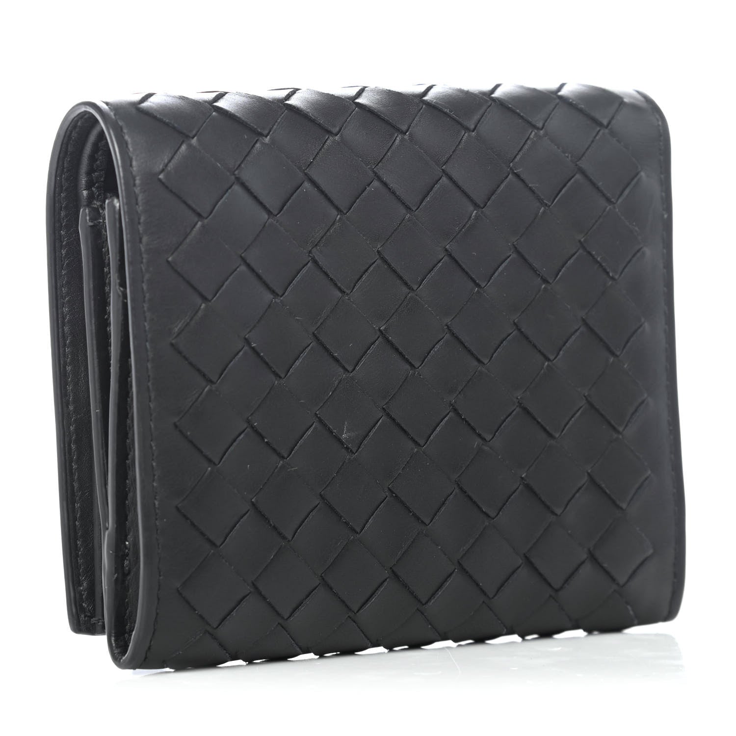 Bottega Veneta Nappa Intrecciato Bi-Fold Wallet Black 2 of 4