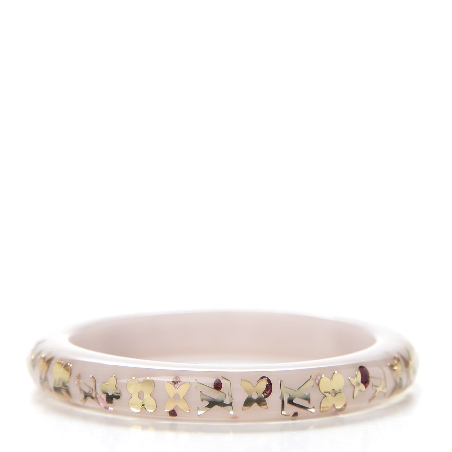 Resin Swarovski Large Inclusion Bracelet PM Parme